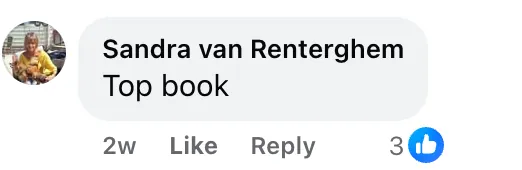 Facebook reactie van een lezer