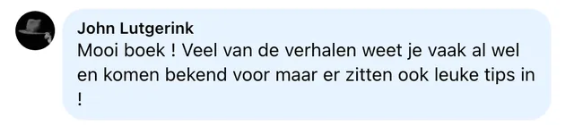Facebook reactie van een lezer