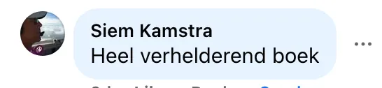 Facebook reactie van een lezer